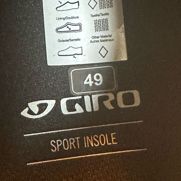 Giro Black Cycling Shoes size 49 men’s (13.5) us - Picture 9 of 10